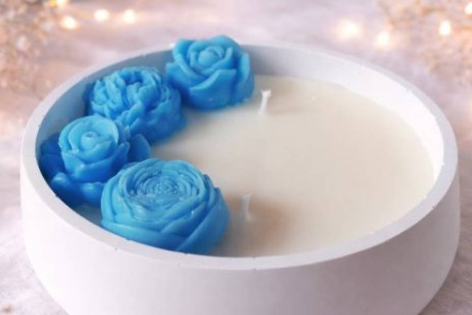 Rose blu a tutto tondo