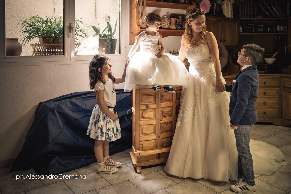 Preparazione sposa