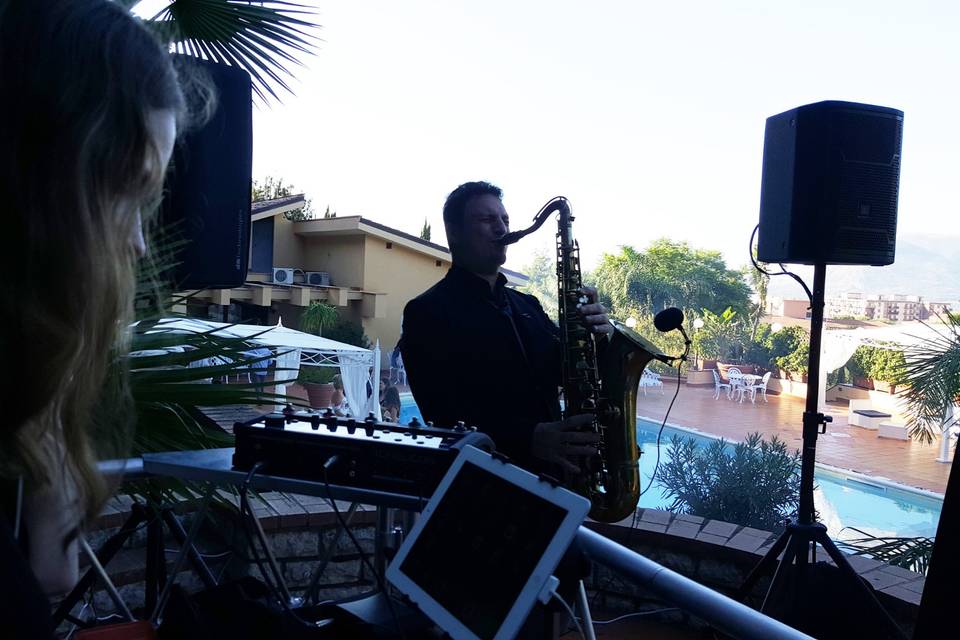 DJ & Sax Private event Sicily