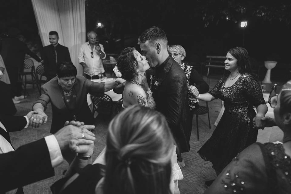 First dance  and kiss