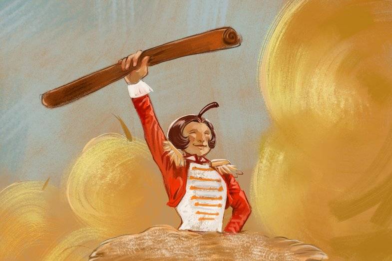 Illustrazione per dolce