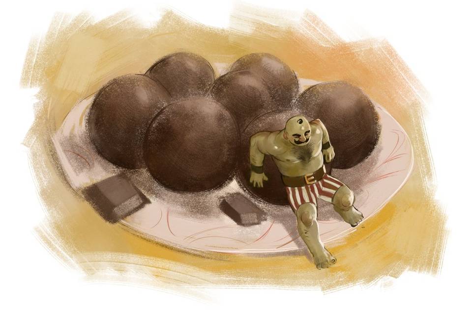 Illustrazione Fantasy tartufi
