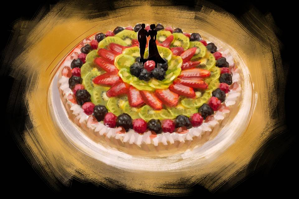 Illustrazione per dolce