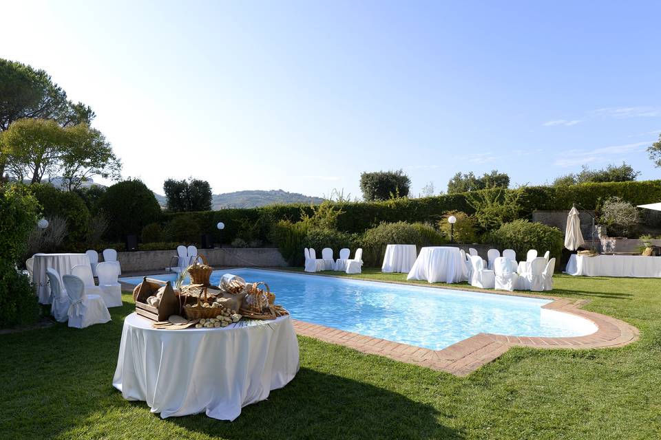 Arredo piscina catering