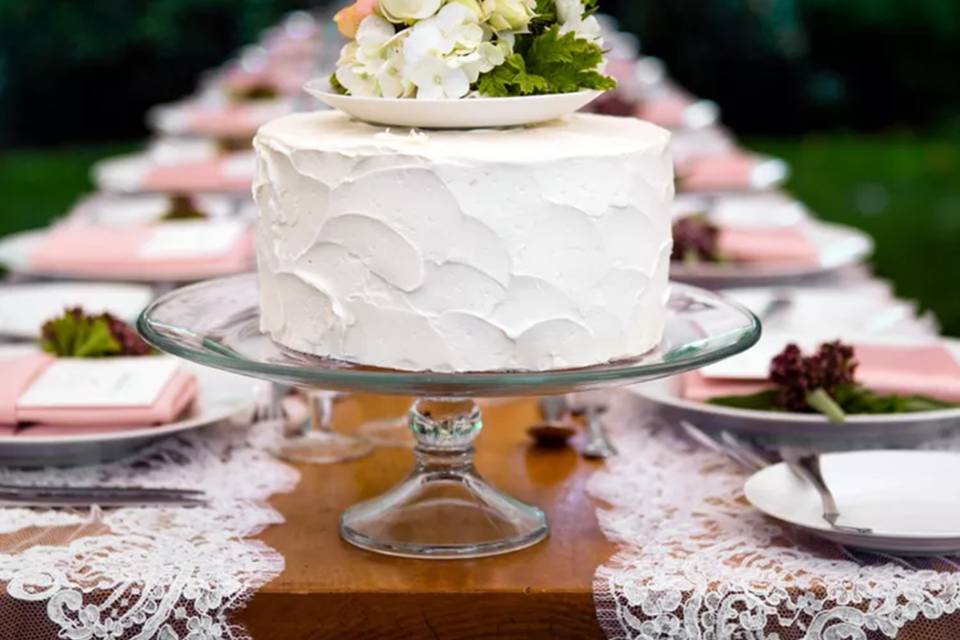 Natural Wedding cake
