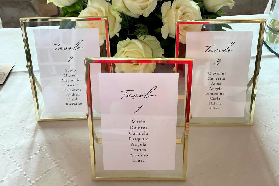 Tableau cornice oro elegante