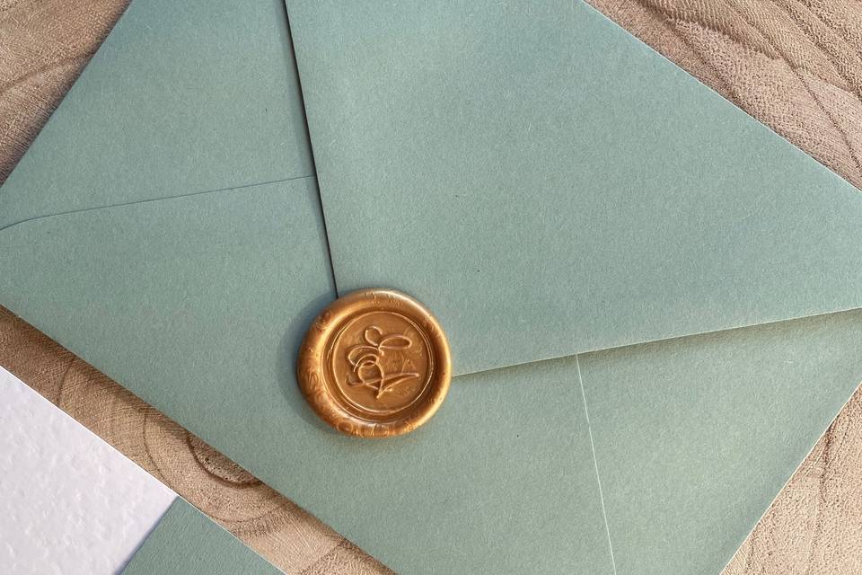 Sigillo ceralacca iniziali