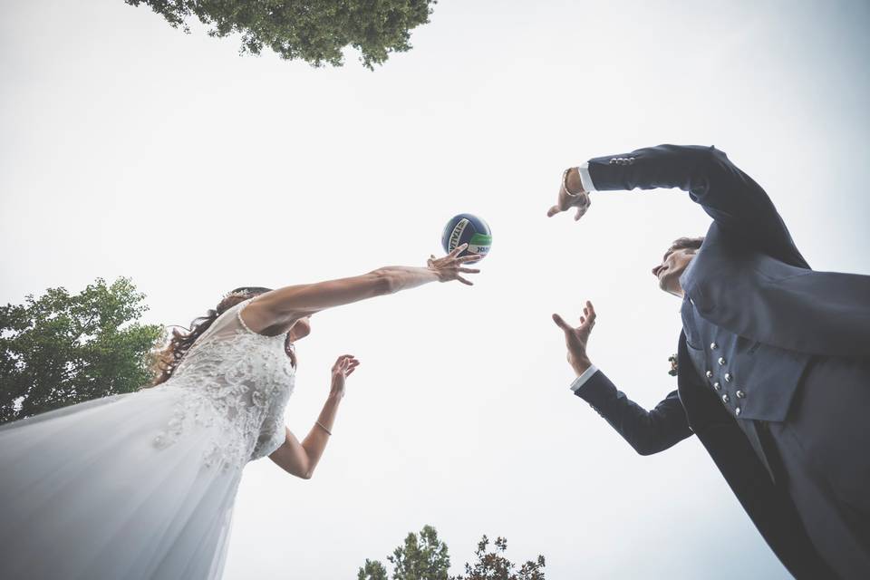 Wedding volley?