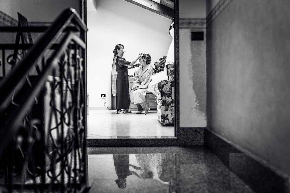 Bride preparation