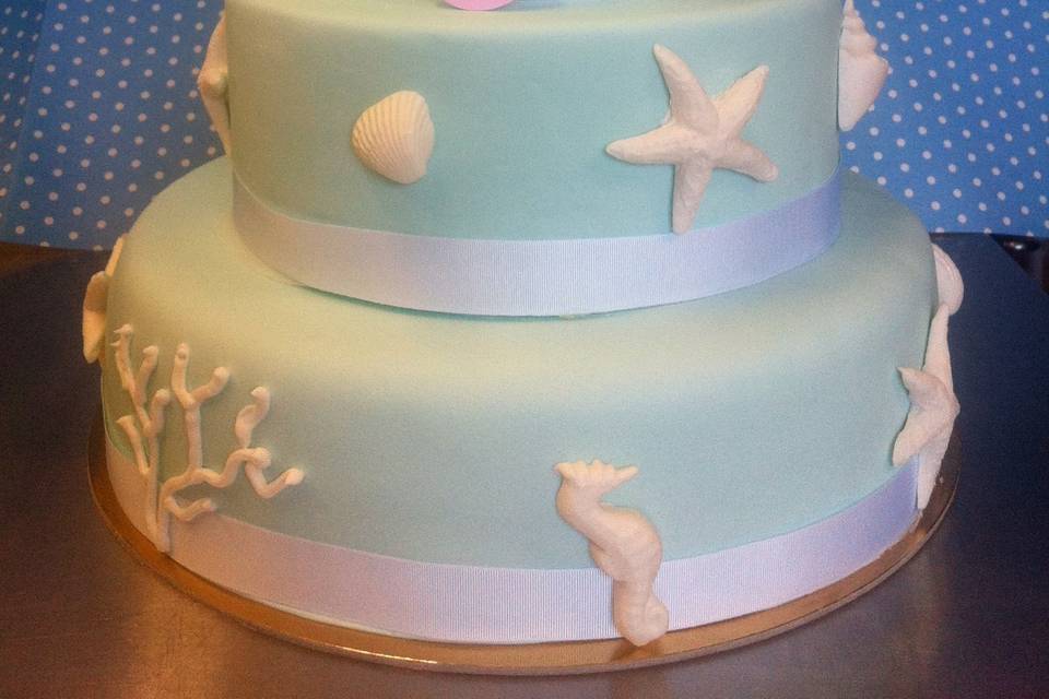 Sea Wedding Cake