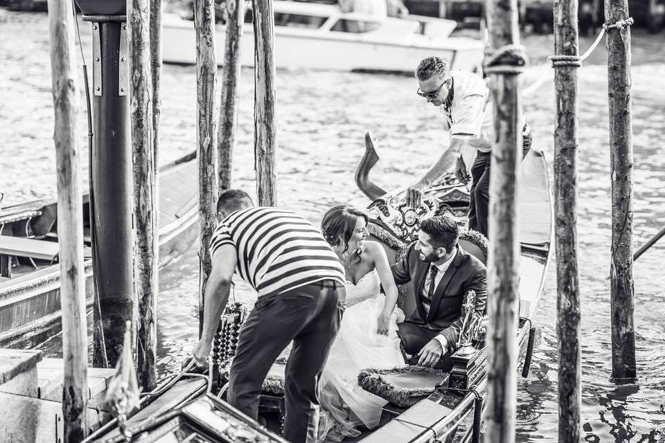 Gondola wedding