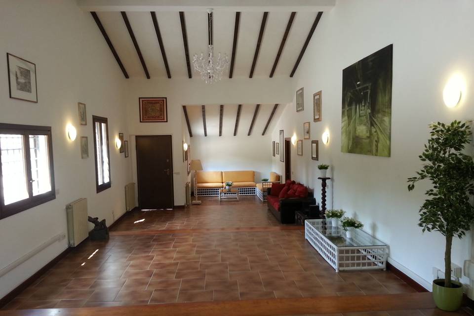 Salone interno per ricevimenti