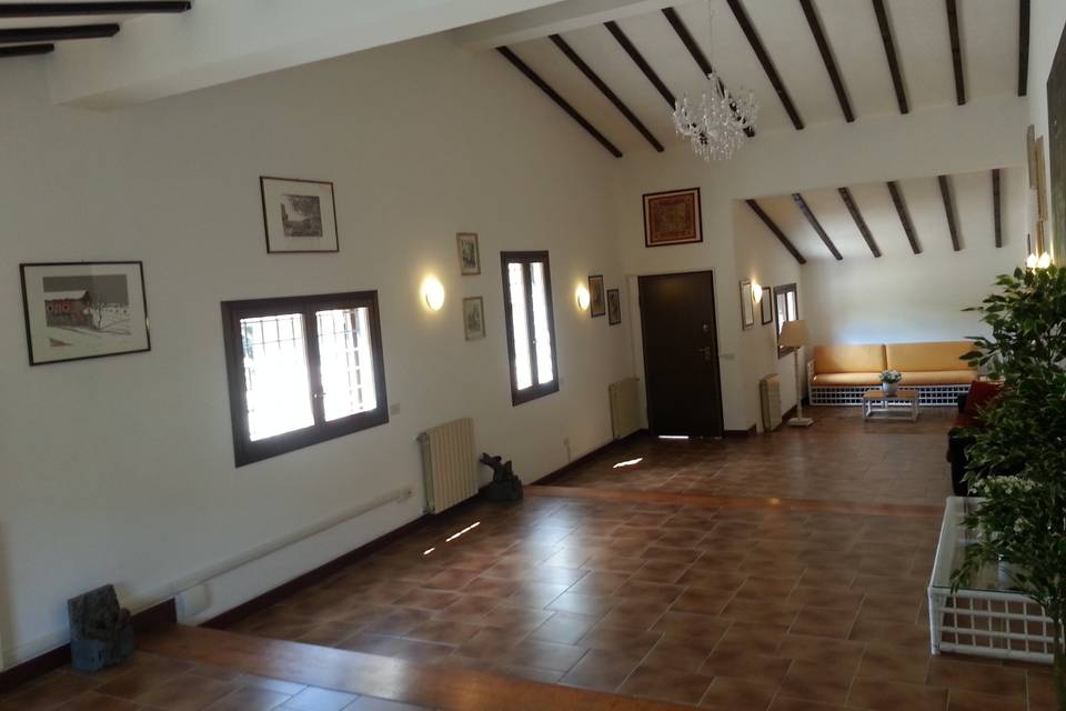 Salone interno per ricevimenti