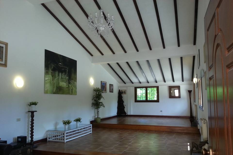 Salone interno per ricevimenti