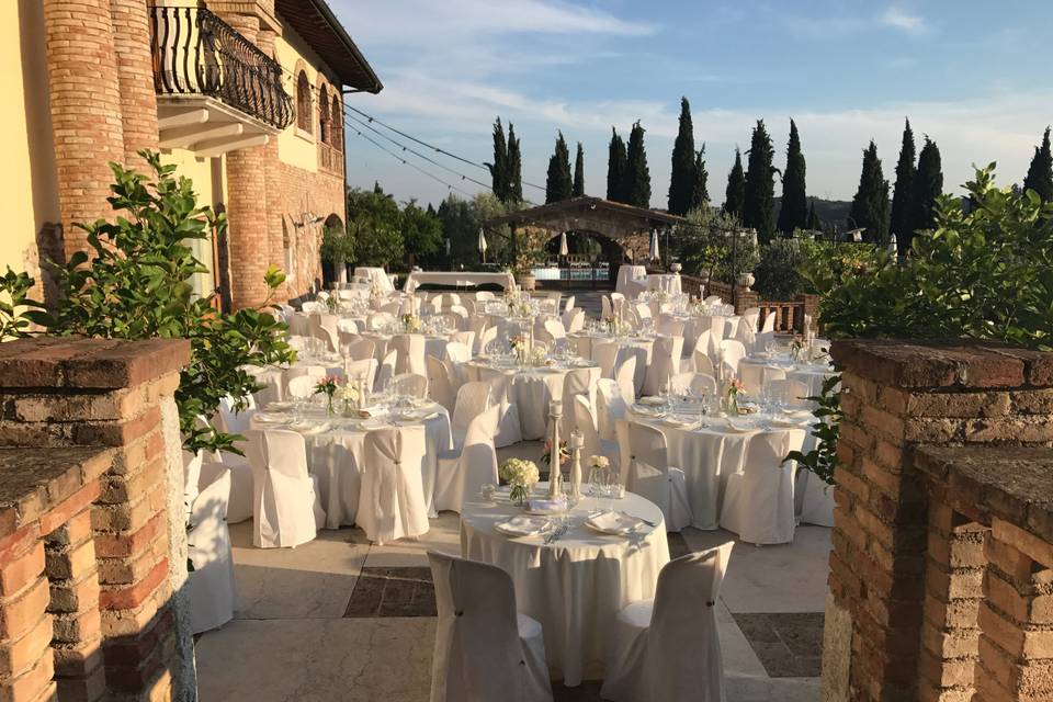 Cena in terrazza