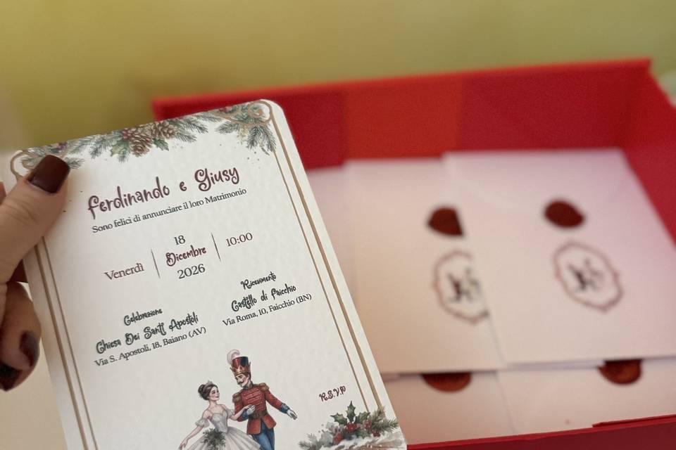 Invito tema schiaccianoci