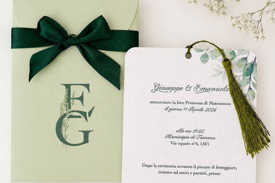 Invito promessa di matrimonio