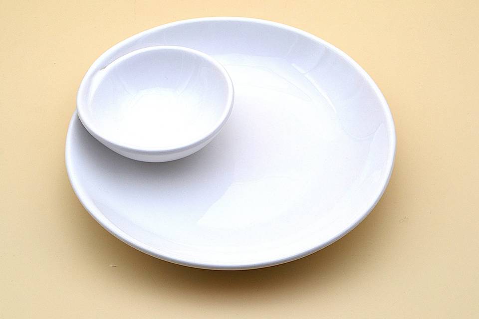 Antipastiera tondo su tondo