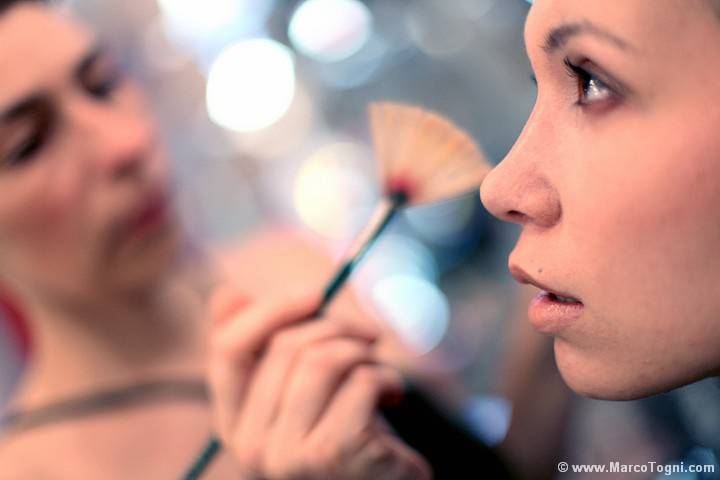 Preparazione trucco