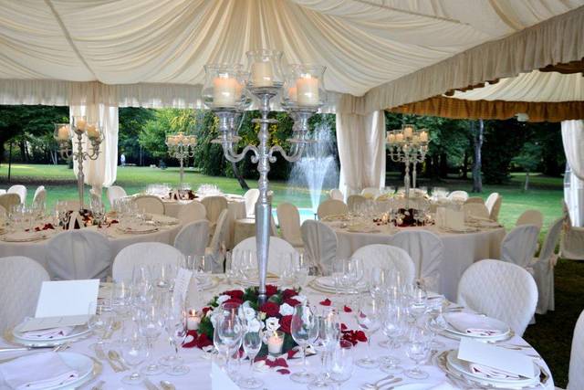 Cena nuziale in villa privata