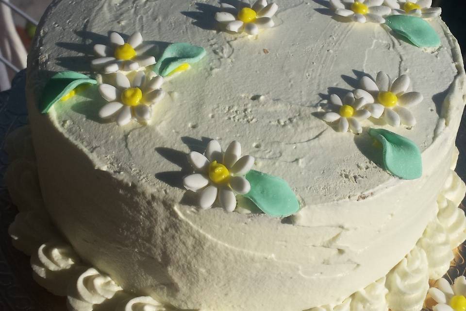 Torta con crema al limone