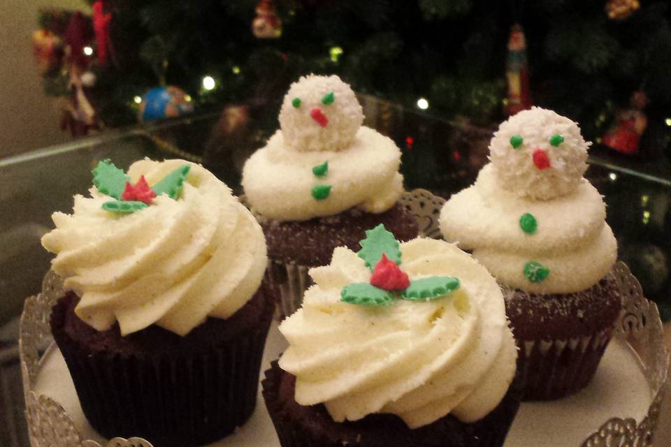 Cupcakes natalizi