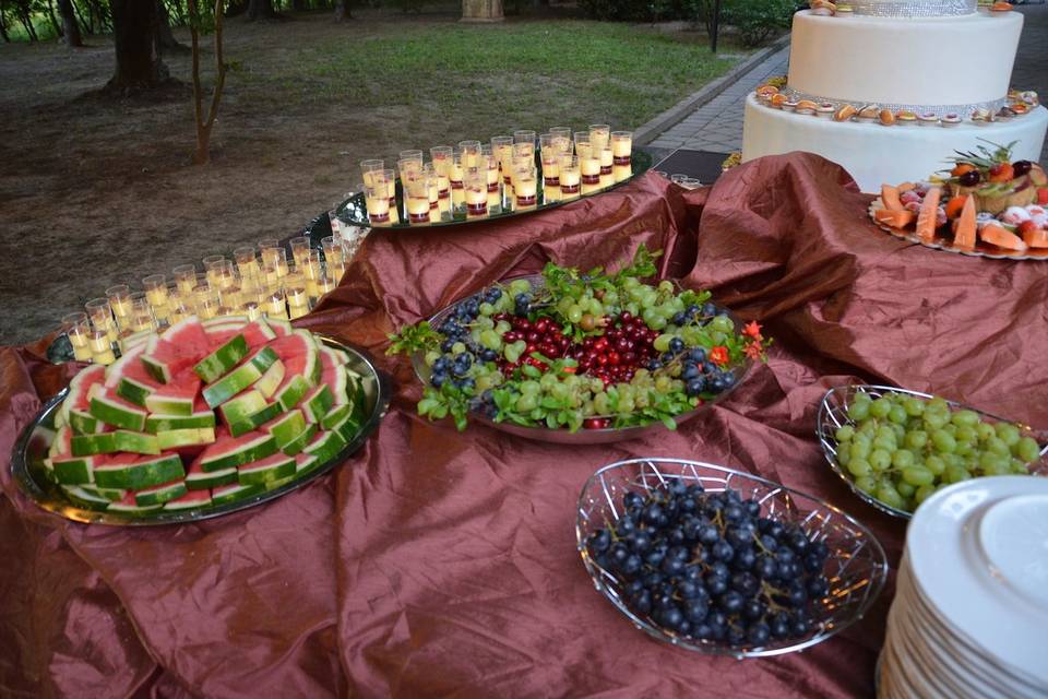 Buffet di frutta fresca