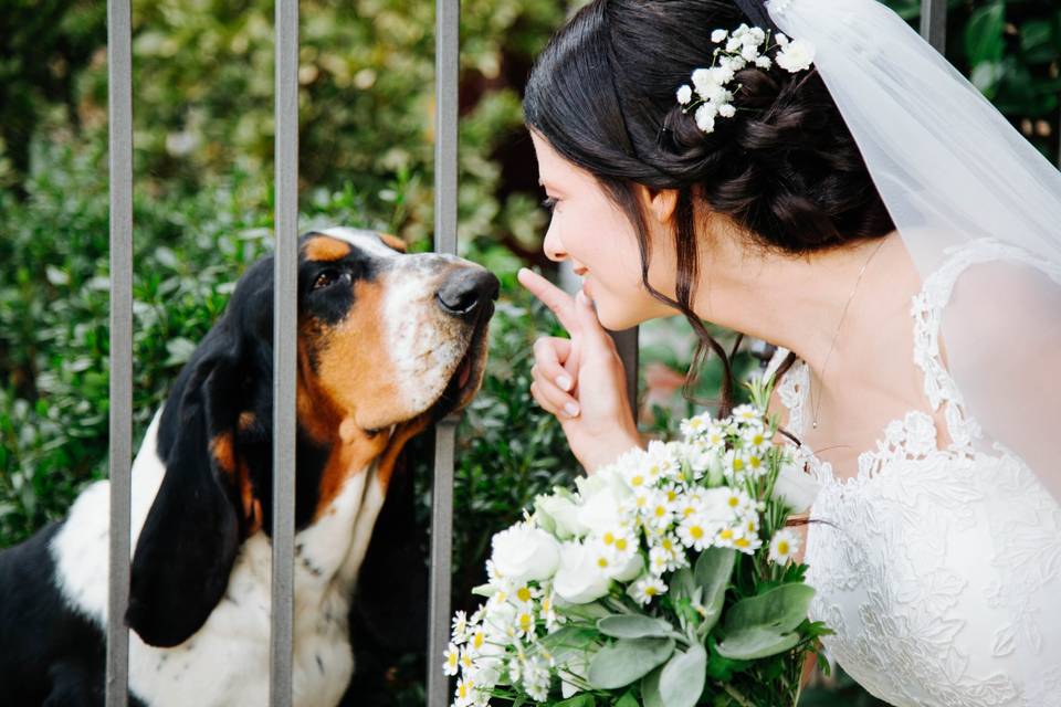 La sposa e un amico speciale