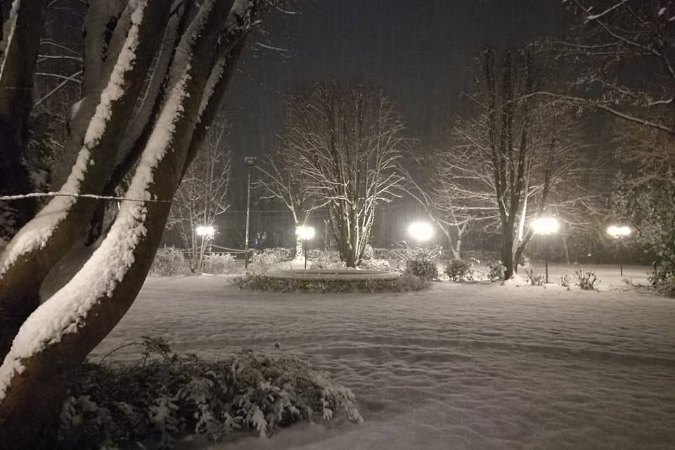 Parco innevato