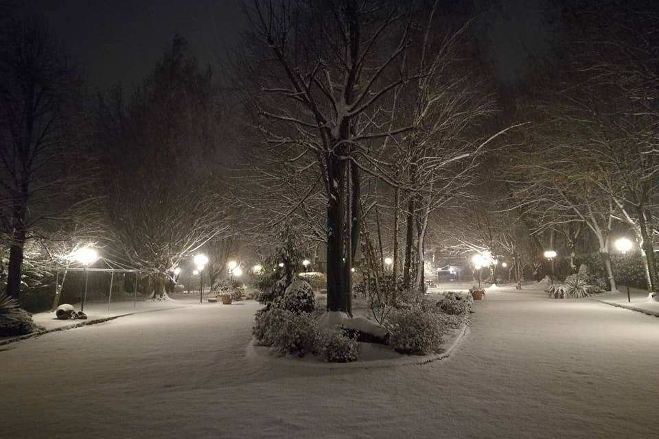 Parco innevato