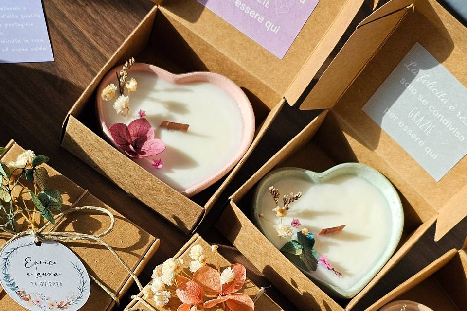 Confezione con botaniche