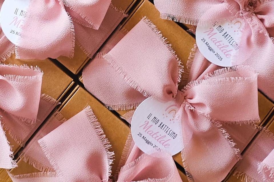 Nastro chiffon rosa
