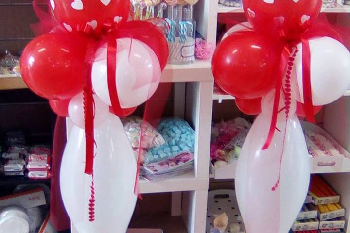 Balloon art uscita sposa