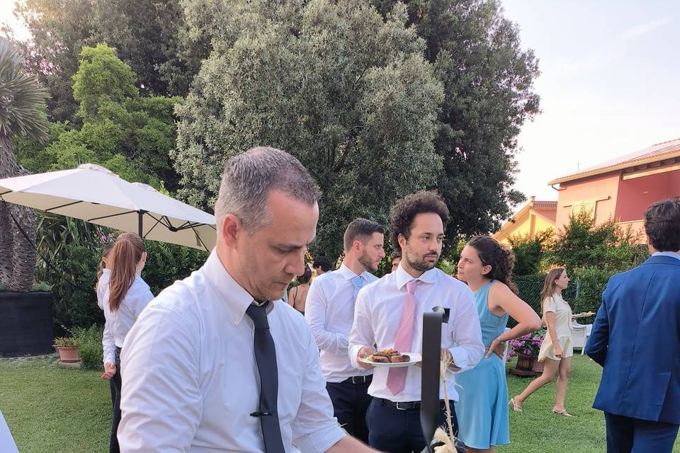 Colata scamorza nel braciere