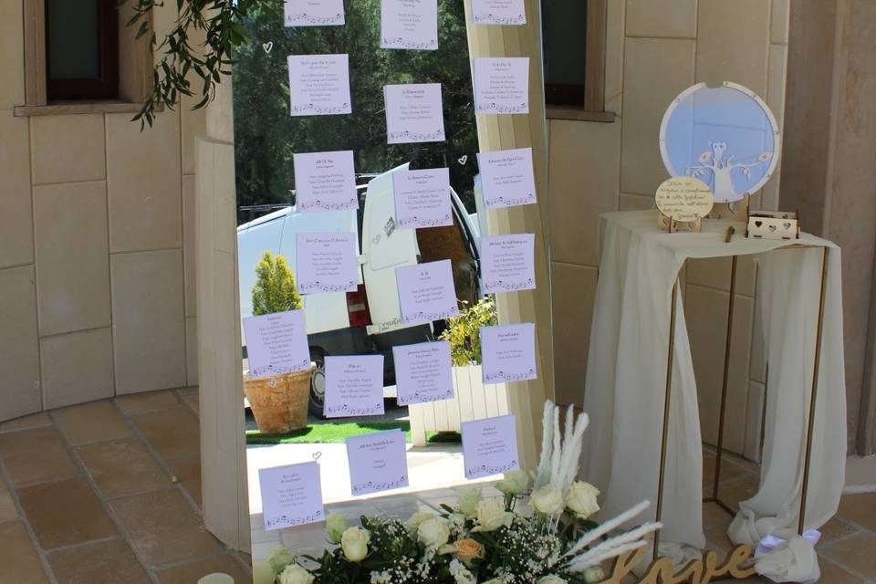 Specchio tableau matrimonio