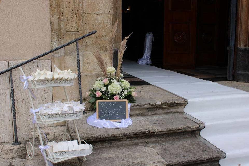 Dettagli allestimento esterno