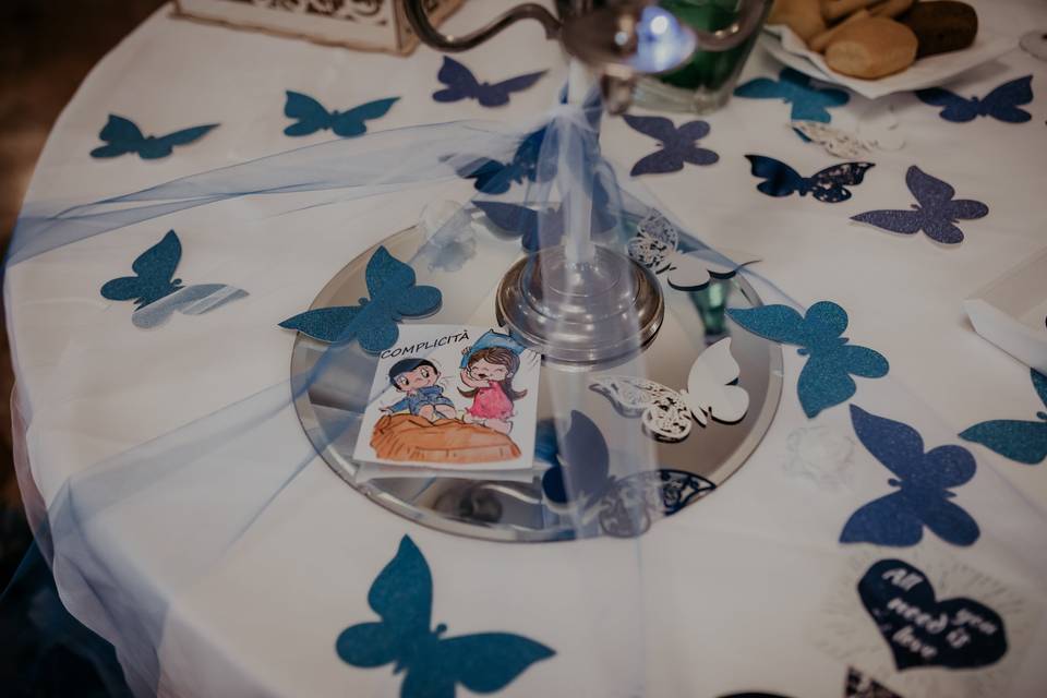 Tavolo allestimento