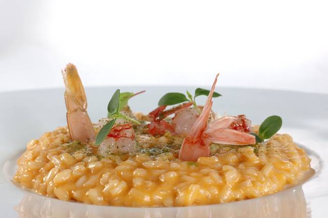 Risotto crostacei e agrumi