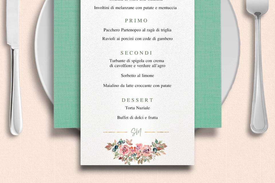 Menu ristorante