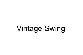 Vintage swing logo