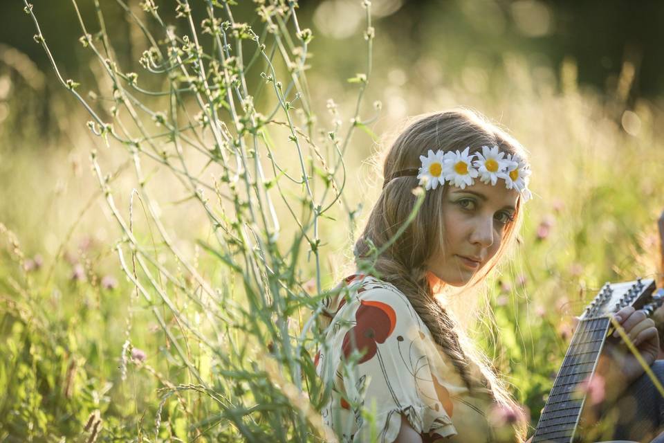 Hairstyle flowers