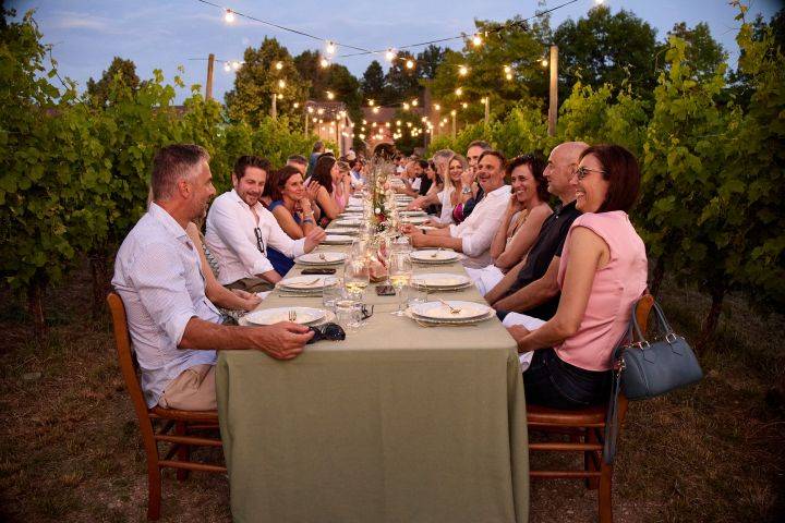 Convivialità in vigna
