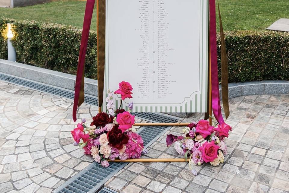 Tableau mariage