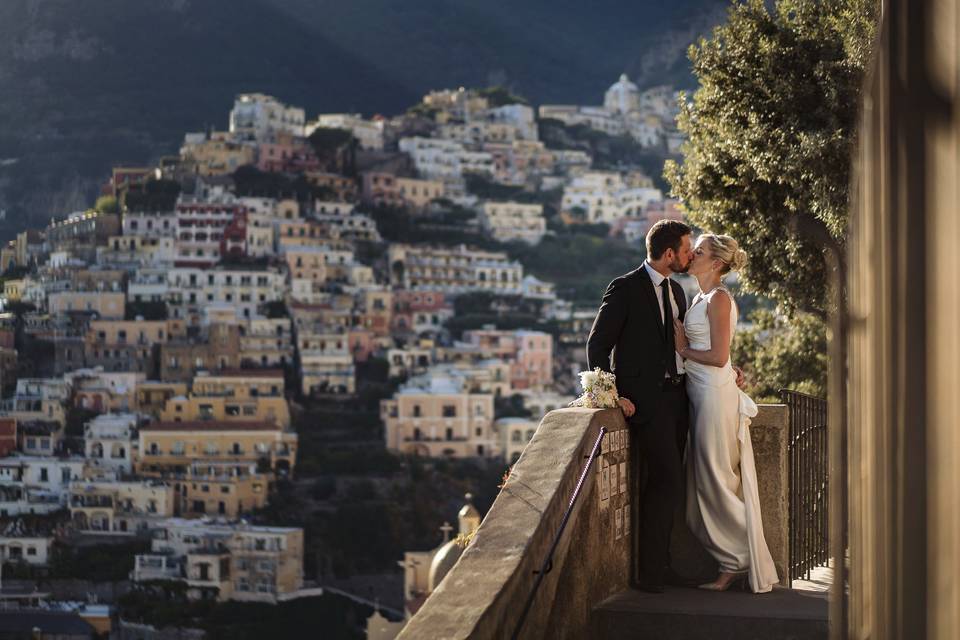 Foto in posa a positano