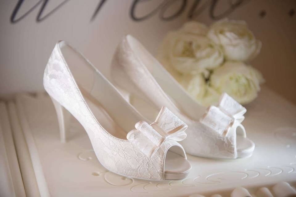 Scarpe sposa in pizzo