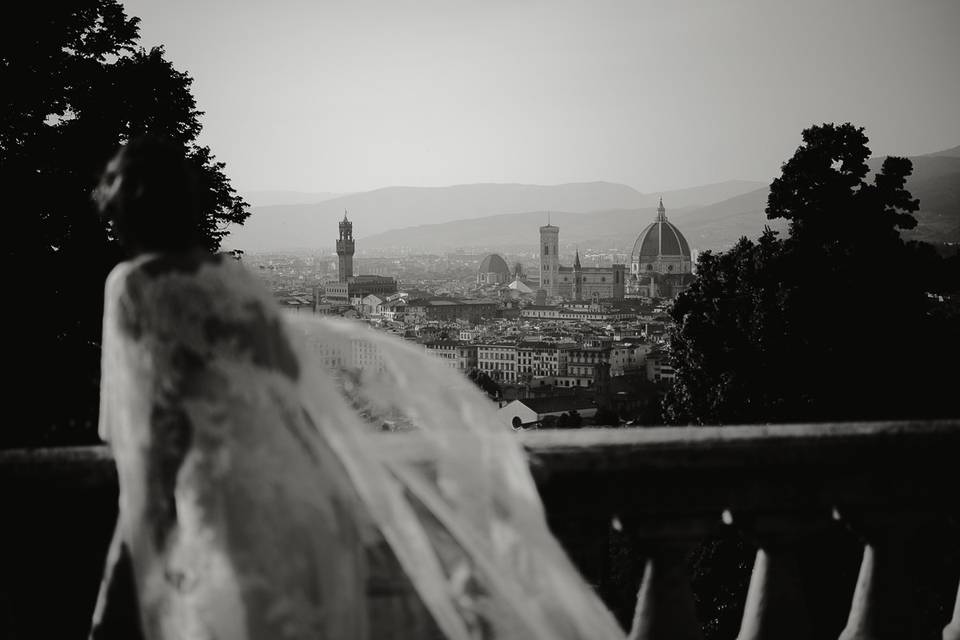 Bride in florence