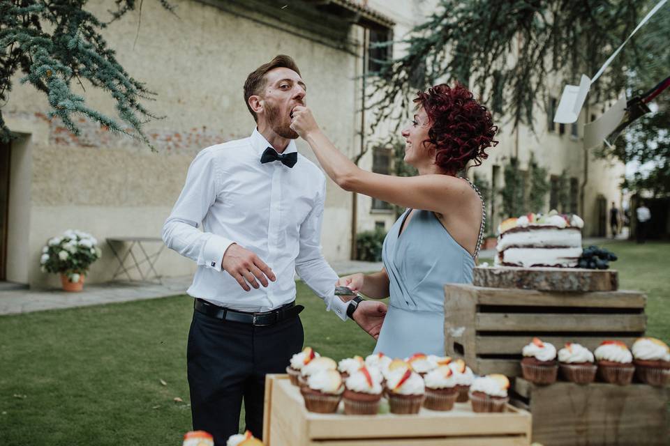 Tower cupcakes