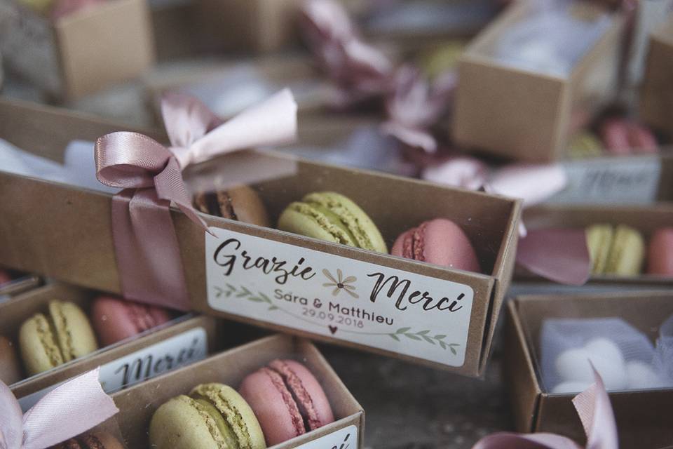 Bomboniere macarons