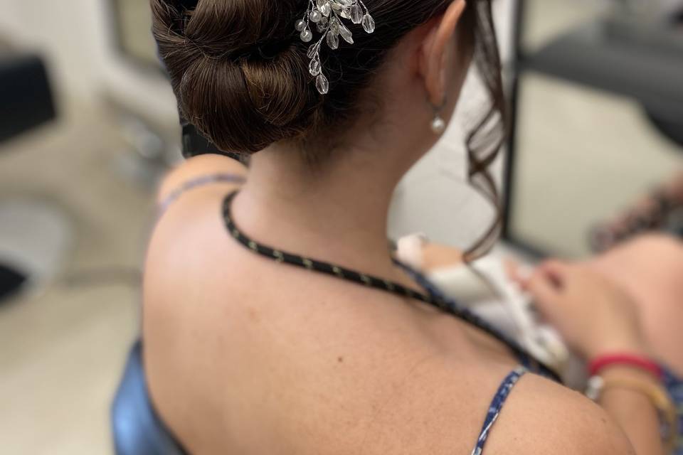 Chignon elegante
