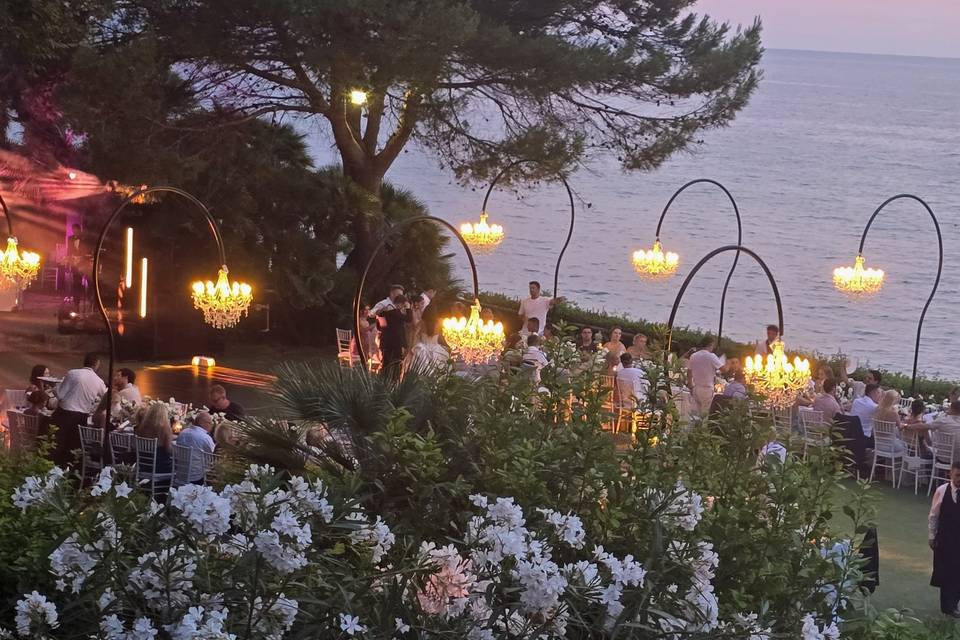 Cena al tramonto vista Capri